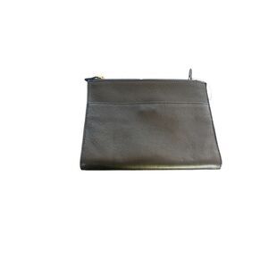 Mark & Graham Leather Double zip Clutch